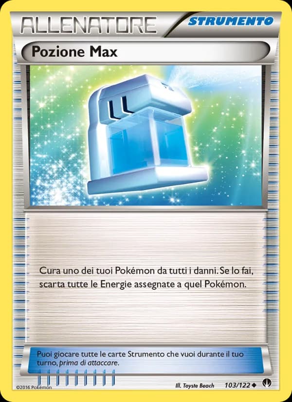 Pozione Max card in Italian