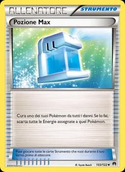 Pozione Max card in Italian