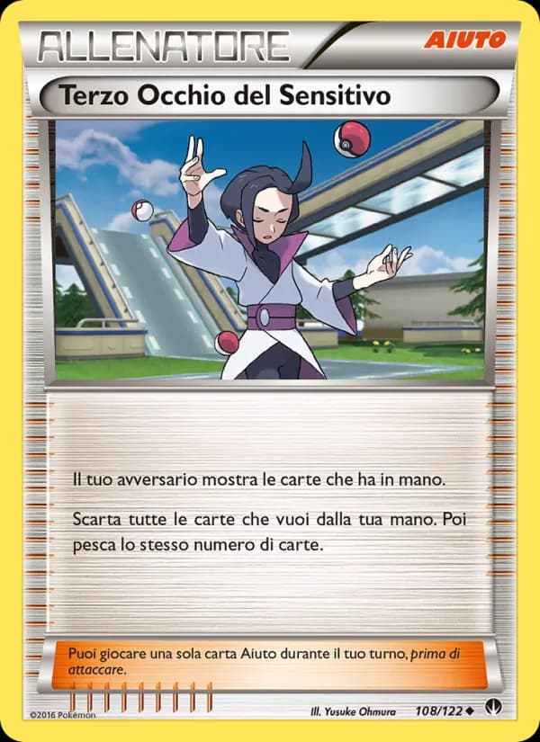 Terzo Occhio del Sensitivo card in Italian