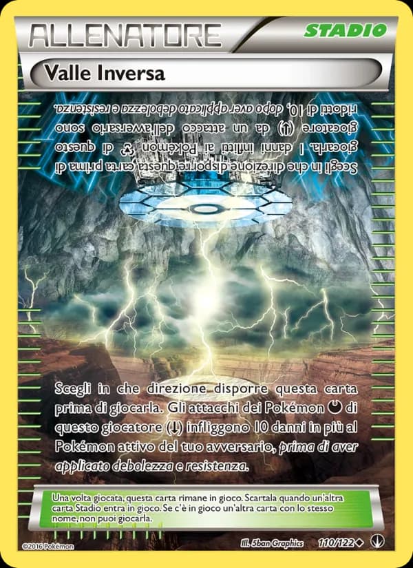Valle Inversa card in Italian