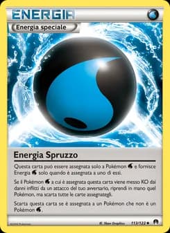 Energia Spruzzo card in Italian