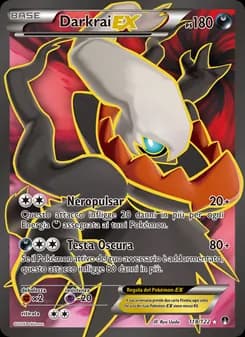 Darkrai EX card in Italian