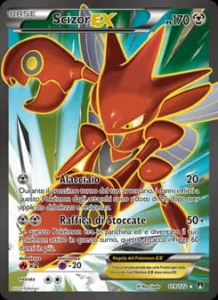 Scizor EX card in Italian