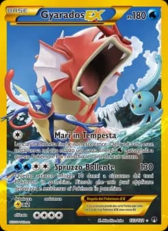 Gyarados EX card in Italian
