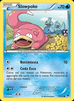 Slowpoke card in Italian