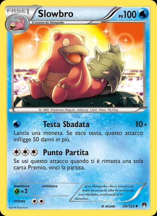 Slowbro card in Italian