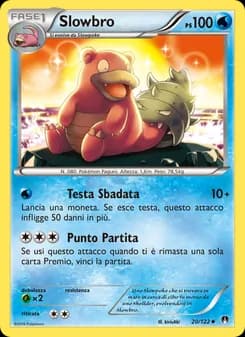 Slowbro card in Italian