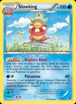 Slowking card in Italian