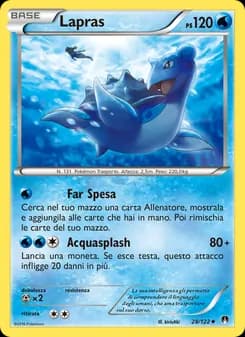 Lapras card in Italian