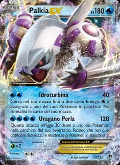 Palkia EX card in Italian
