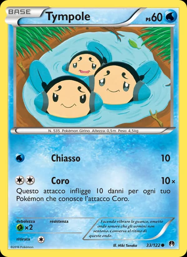 Tympole card in Italian