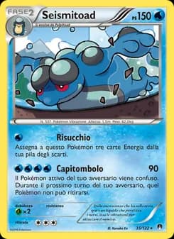 Seismitoad card in Italian