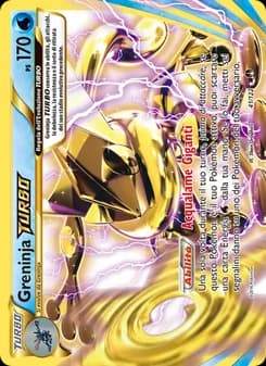 Greninja TURBO card in Italian