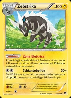 Zebstrika card in Italian