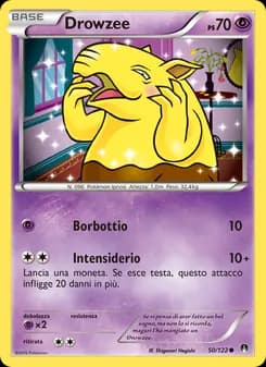 Drowzee card in Italian