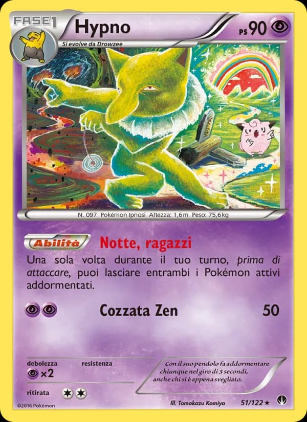 Hypno card in Italian