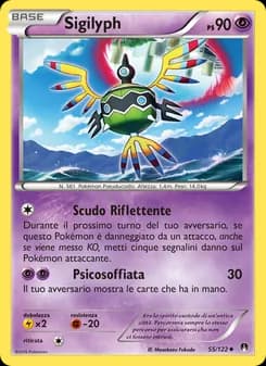 Sigilyph card in Italian