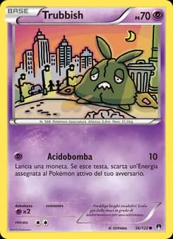 Trubbish card in Italian