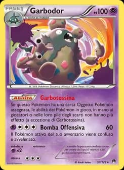 Garbodor card in Italian