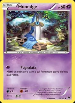 Honedge card in Italian