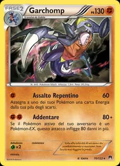Garchomp card in Italian