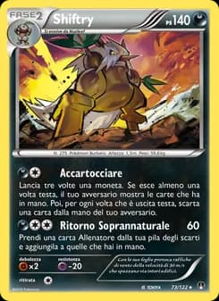 Shiftry card in Italian