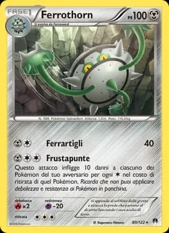 Ferrothorn card in Italian