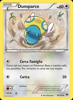 Dunsparce card in Italian