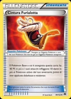 Cintura Furialotta card in Italian