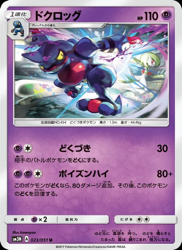 ドクロッグ card in Japanese