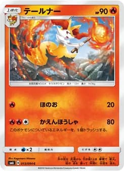 テールナー card in Japanese