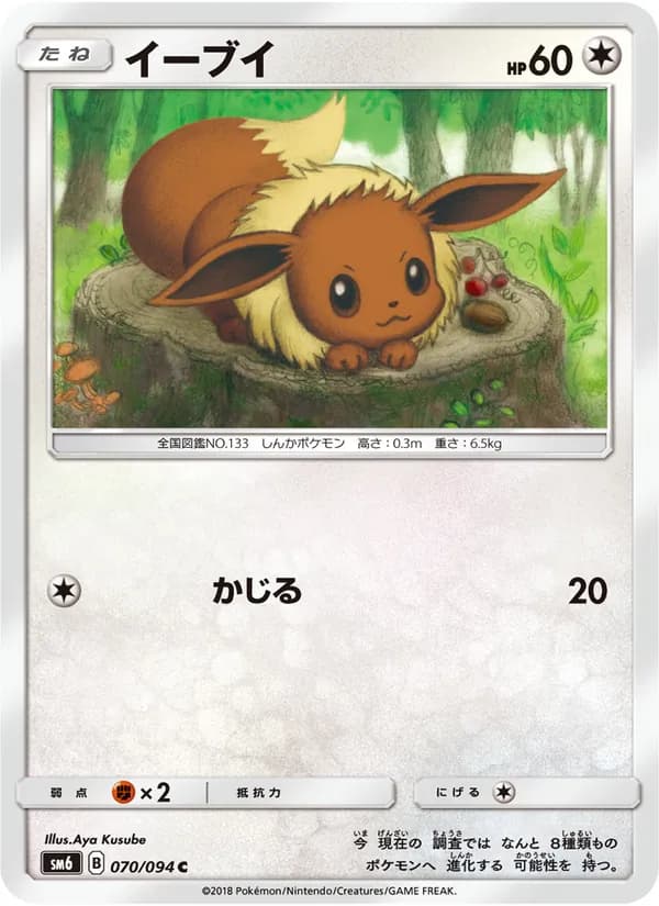 イーブイ card in Japanese