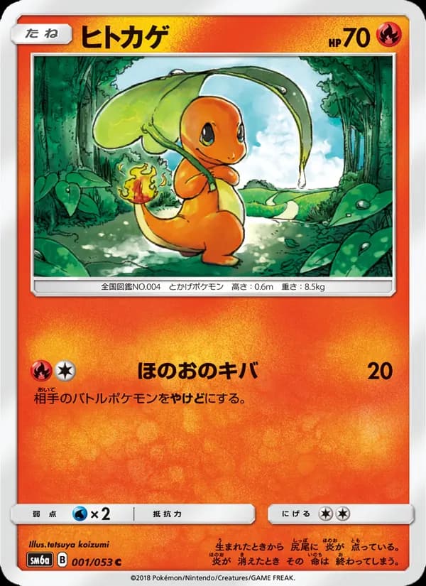 ヒトカゲ card in Japanese