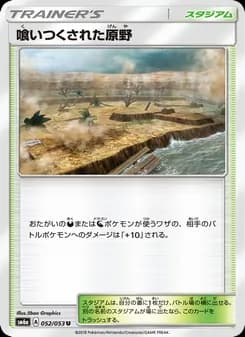 喰いつくされた原野 card in Japanese