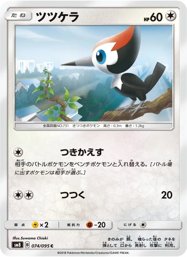 ツツケラ card in Japanese