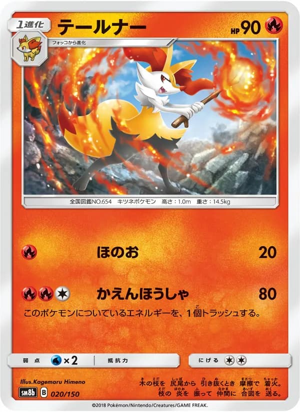 テールナー card in Japanese