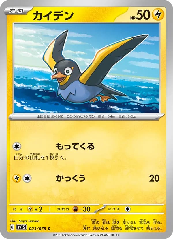 カイデン card in Japanese