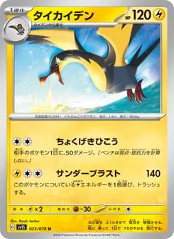 タイカイデン card in Japanese