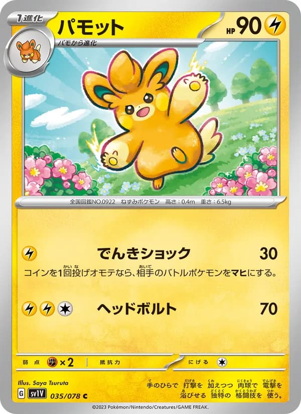 パモット card in Japanese