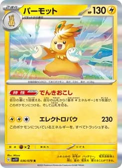パーモット card in Japanese