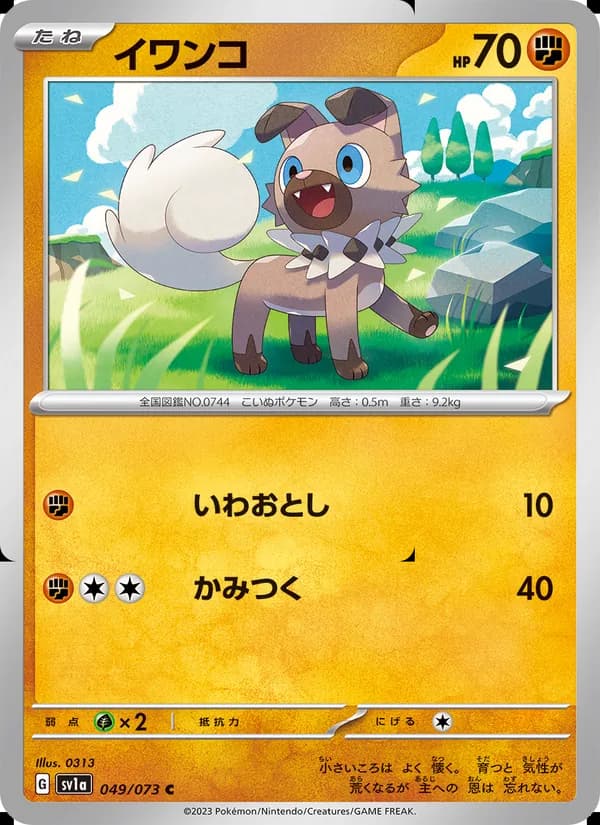 イワンコ card in Japanese