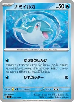 ナミイルカ card in Japanese