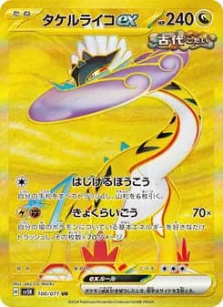 タケルライコex card in Japanese