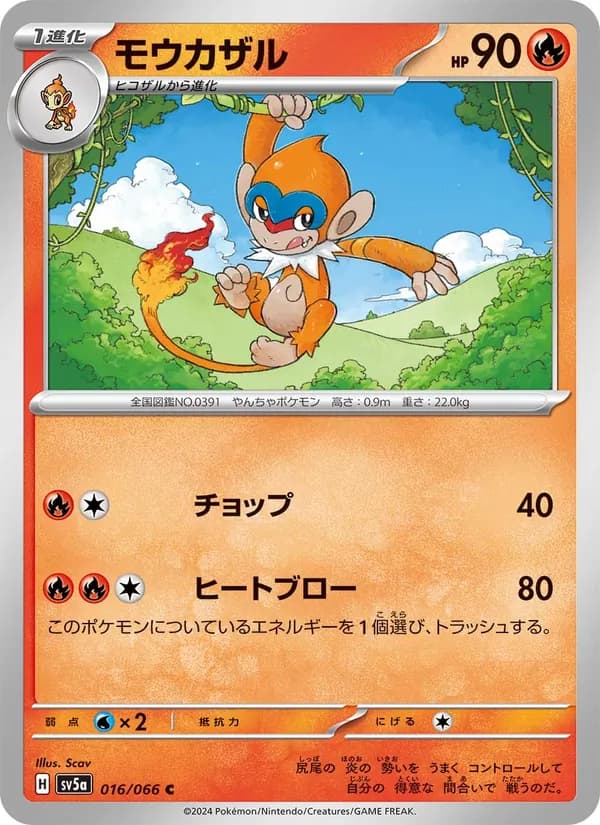 モウカザル card in Japanese