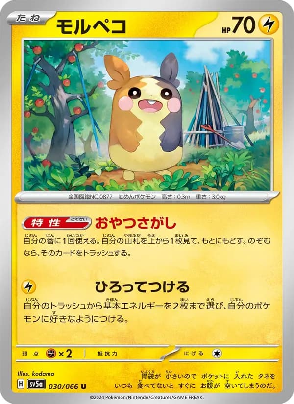 モルペコ card in Japanese