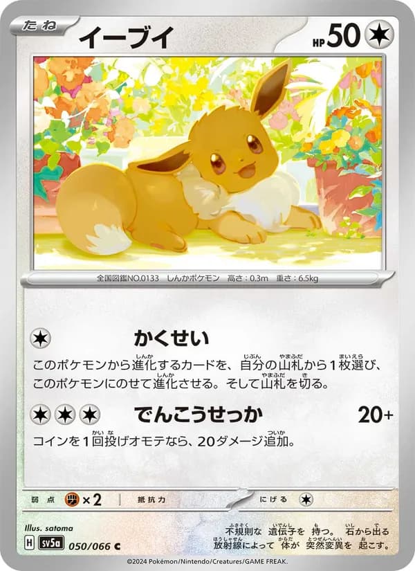 イーブイ card in Japanese