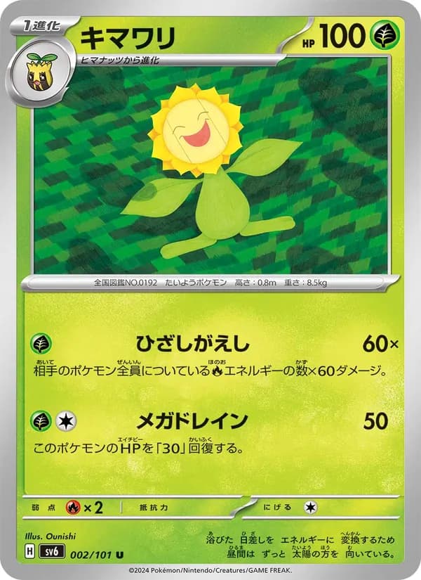 キマワリ card in Japanese