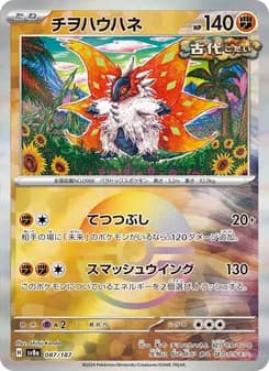 チヲハウハネ card in Japanese