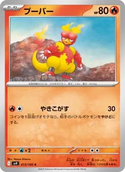 ブーバー card in Japanese