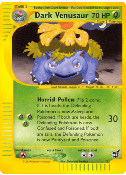 Dark Venusaur card in English